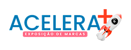 Logotipo Acelera+ Exposição de Marcas
